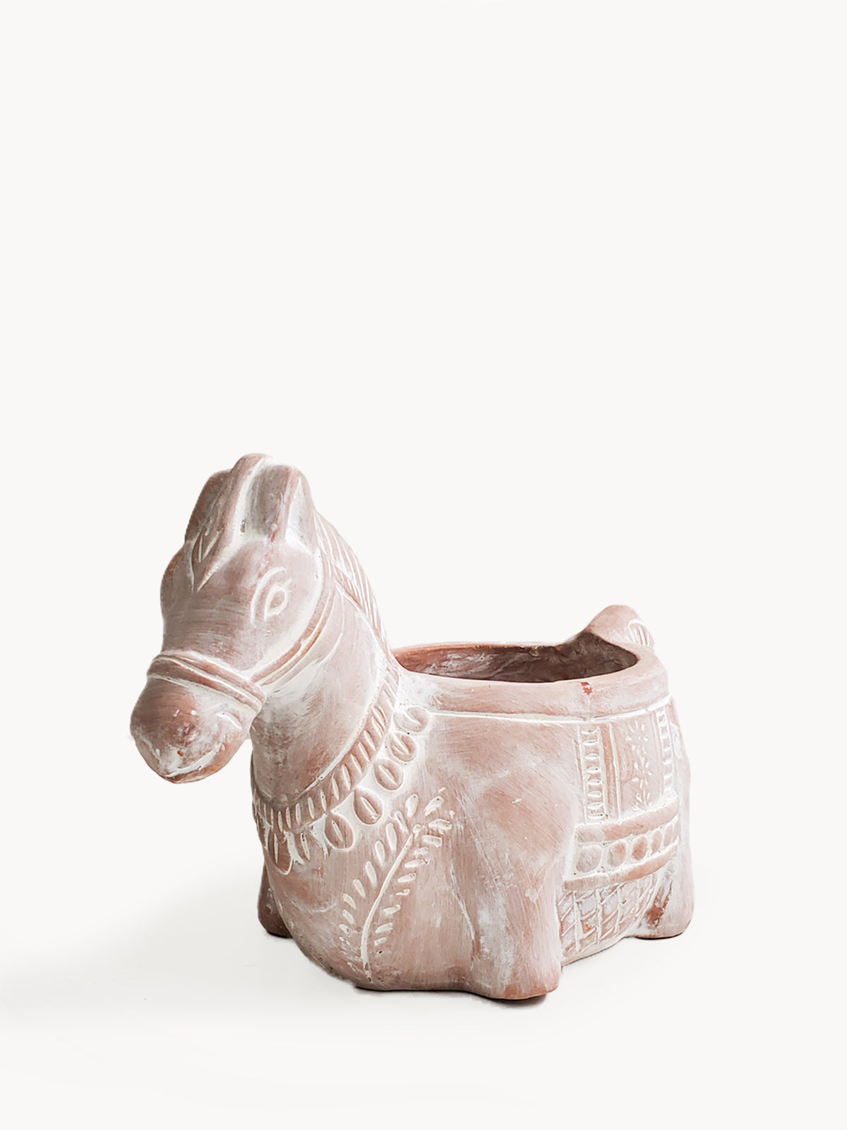 Terracotta Pot - Horse