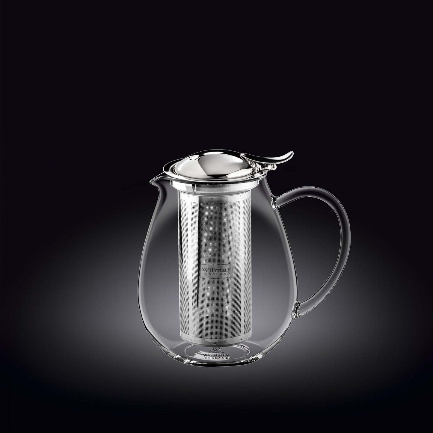 Wilmax Thermo Glass Tea Pot 20 Fl Oz | High temperature and shock resistant WL-888801/A