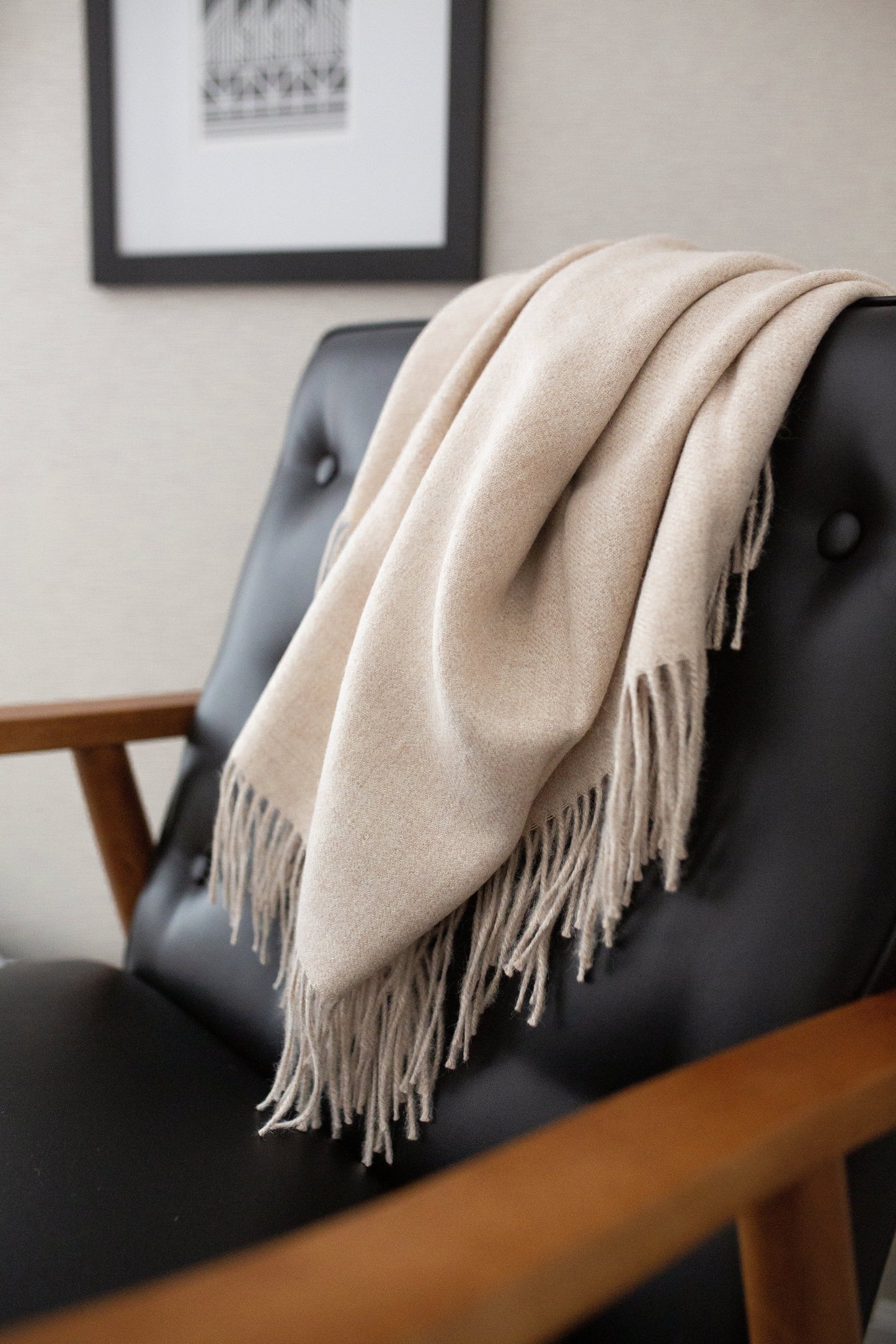 Encanto Alpaca Throw - Alabaster