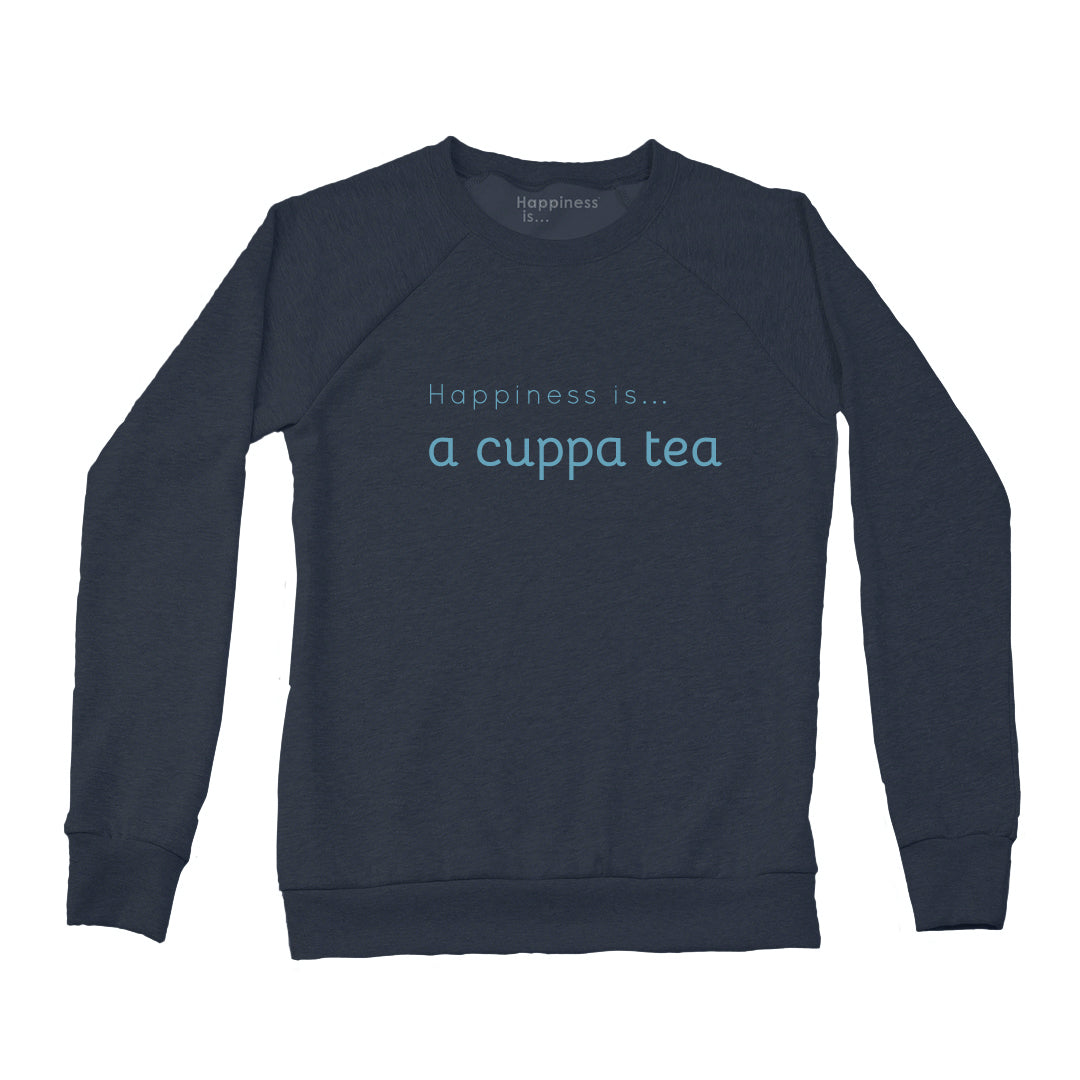 Women's Cuppa Tea Crew Sweatshirt, True Navy