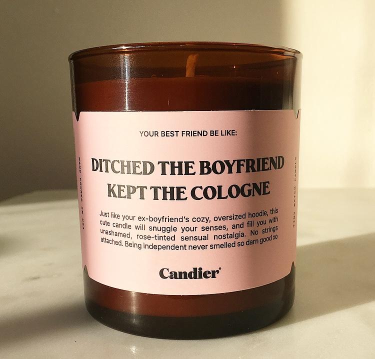 DITCHED THE BOYFRIEND CANDLE