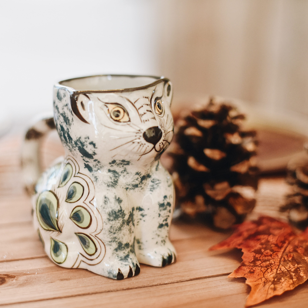 Stoneware Kitty Mug