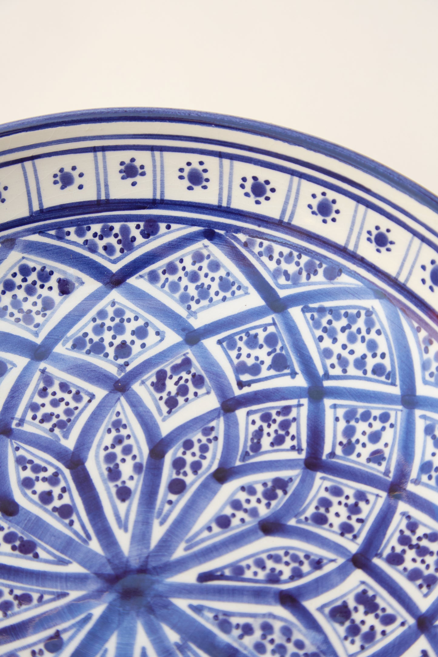 Hand-painted Tunisian Serving Bowl