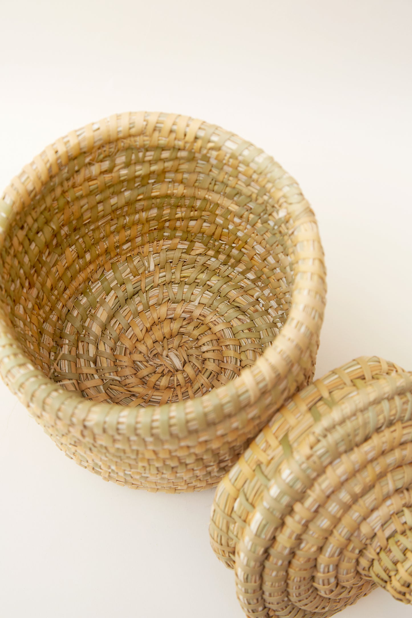 Woven Moroccan Basket with Lid