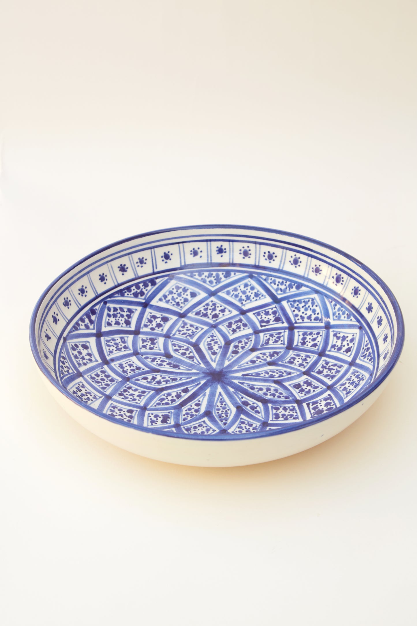 Hand-painted Tunisian Serving Bowl