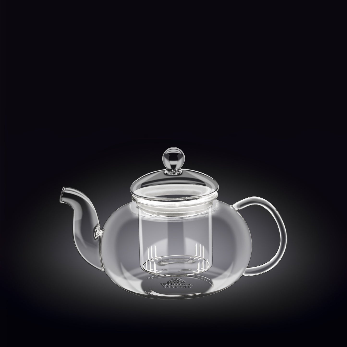 Wilmax Thermo Glass Tea Pot 20 Fl Oz | High temperature and shock resistant WL-888812/A